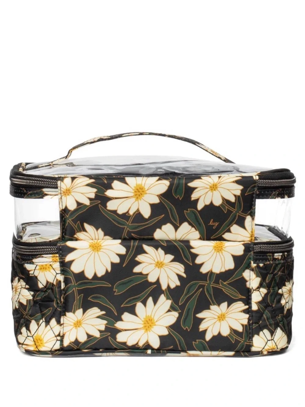 NWT Lug Whoosh Clearview Cosmetic Case in Autumn Daisies